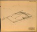 Norman Bel Geddes &amp; Company perspective drawing of an all weather stadium for the Brooklyn Dodgers, 1949. (The University of Texas at Austin, Harry Ransom Center. (c) The Edith Lutyens and Norman Bel Geddes Foundation, Inc.)