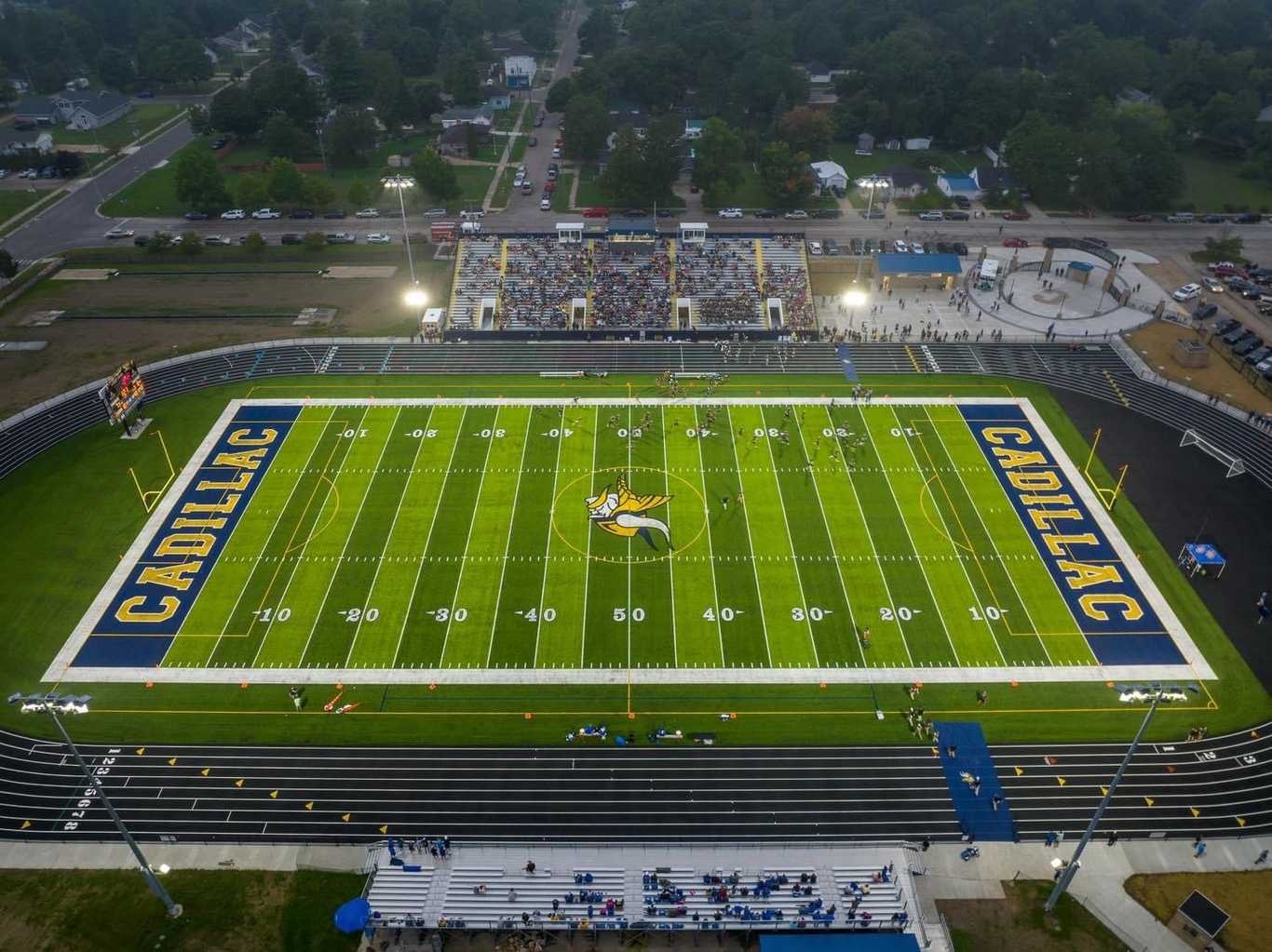Cadillac High School Now Features StateoftheArt Synthetic Turf
