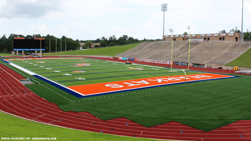 Installation Of Turf Field At Sam Houston State s Bowers Stadium Nearly installation-of-turf-field-at-sam-houston-state-s-bowers-stadium-nearly