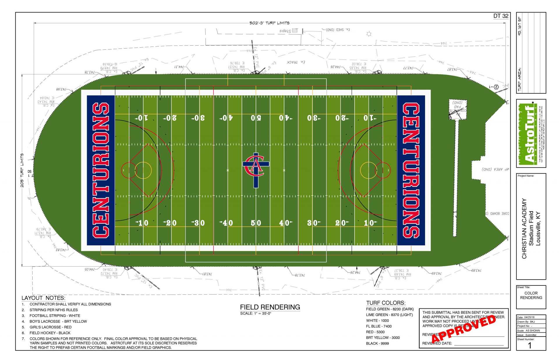 The Christian Academy Of Louisville Groundbreaking Ceremony AstroTurf