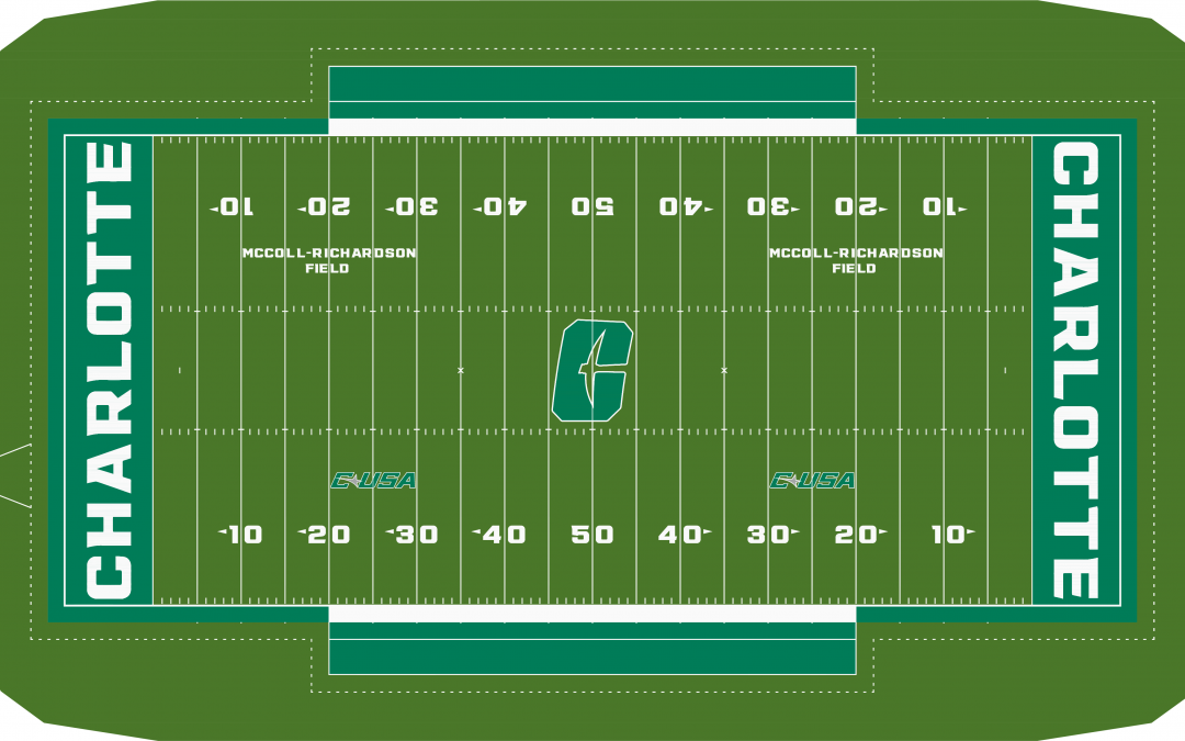 UNC Charlotte 49ers Installing a New AstroTurf Football Field in Time