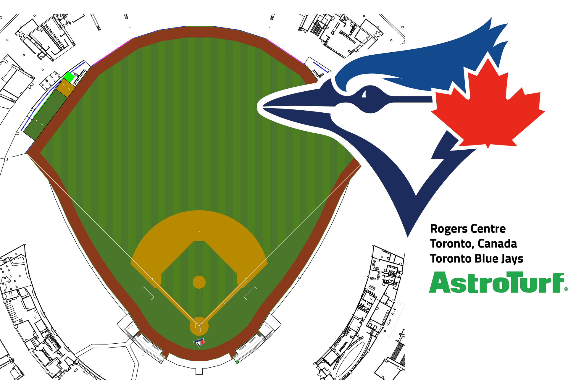 Toronto Blue Jays, Seating Map